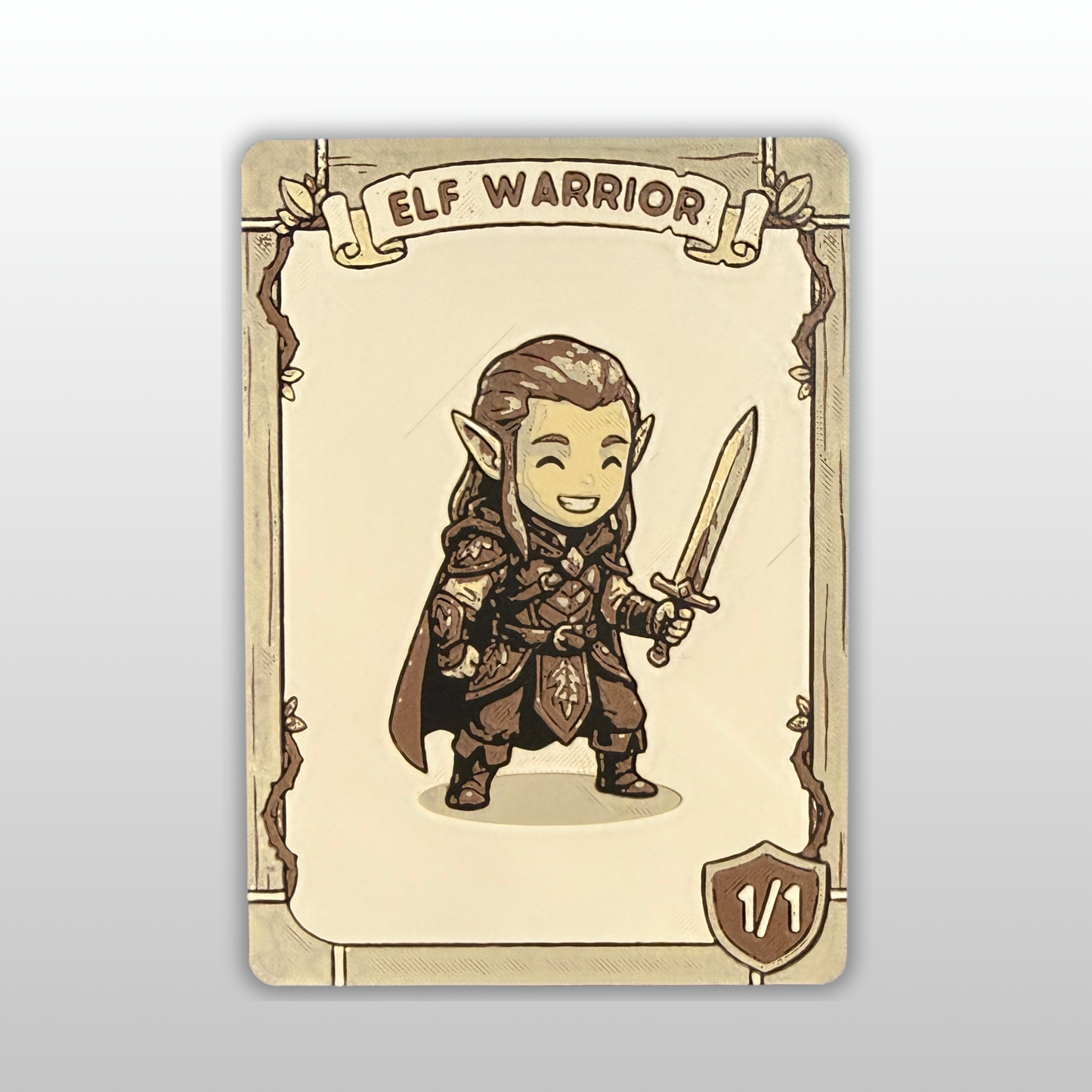 Elf Warrior Token 1/1