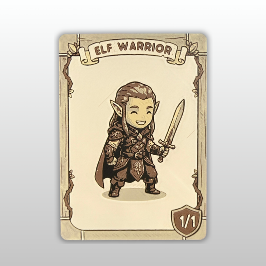 Elf Warrior Token 1/1